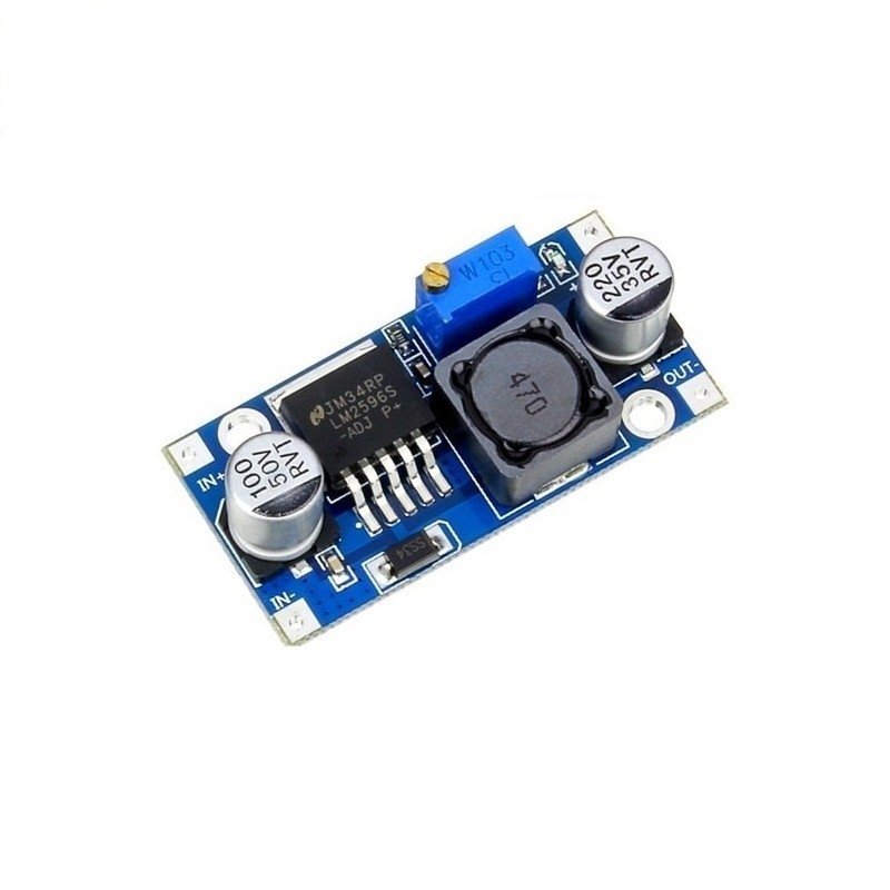 convertidor reductor dc dc step down 3a lm2596 ajustable convertidor reductor dc dc step down 3a lm2596 ajustable