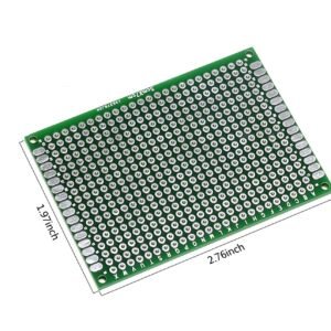 placa universal perforada doble cara 432 puntos | pcb 5x7cm