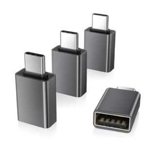 adaptador usb c a usb hembra otg aluminio