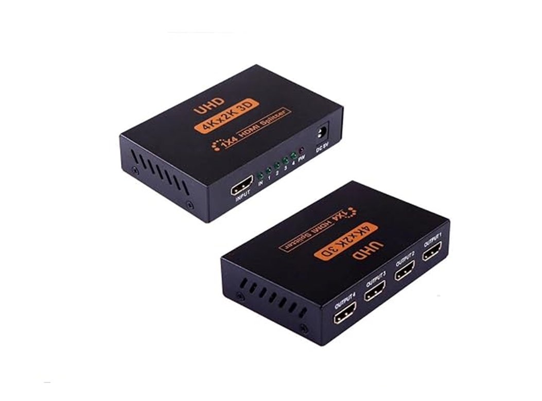 splitter hdmi 1x4 uhd 4k duplicador de video splitter hdmi 1x4 uhd 4k duplicador de video