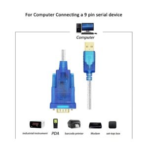 cable adaptador usb a puerto serie rs232 db9