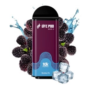 cartucho life pod eco ii blackberry ice 10000 puffs