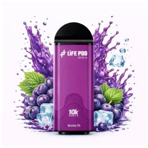 cartucho life pod eco iii grape ice 10000 puffs